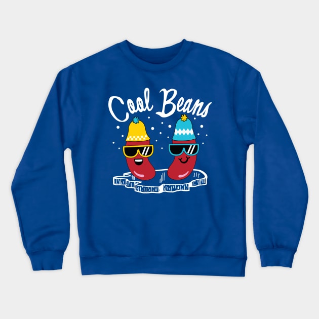 Cool Beans Crewneck Sweatshirt by toddgoldmanart